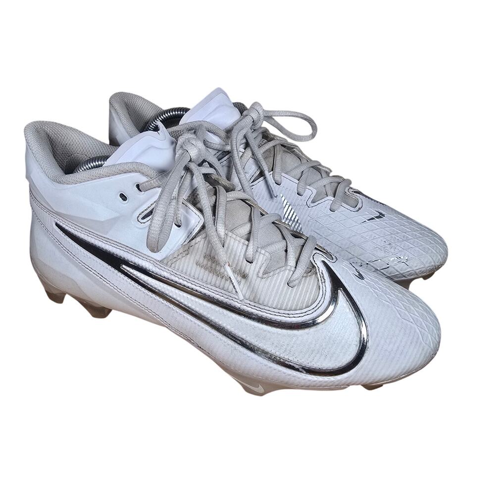 Size 9.5 Men's-Nike Vapor Edge Elite 360 2 Football Cleats White DA5457-100